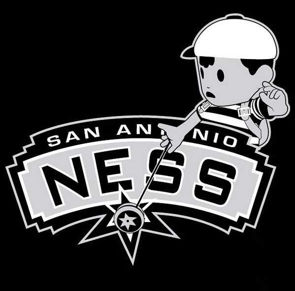 San Antonio Ness logo iron on transfers